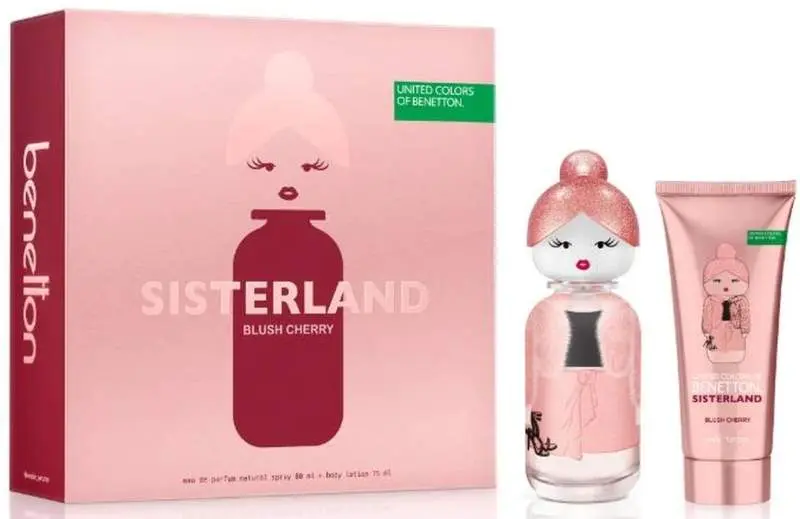 Benetton Sisterland Blush Cherry Estuche de Regalo 80 ml + 75 ml