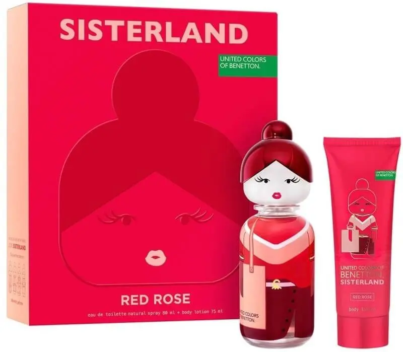 Benetton Sisterland Red Rose Est Wom 80 VP + BO
