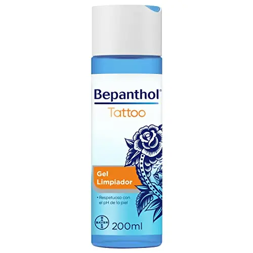 Bepanthol Tattoo Gel Limpiador e Hidratante para Tatuajes 200 ml
