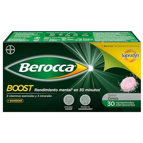 Berocca Boost - Vitaminas B, C y Guaraná Natural para Rendimiento Mental