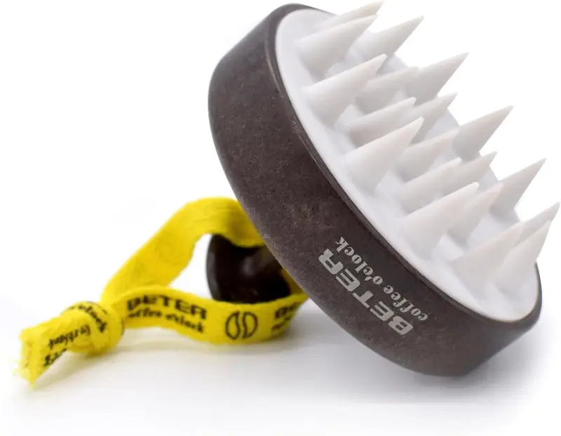 Beter Cepillo Masajeador Cuero Cabelludo Coffee O'clock - Exfoliante y Emulsionador