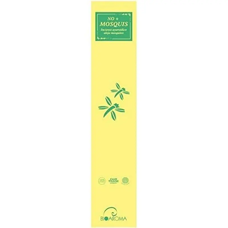 Bioaroma Incienso Ecológico No+Mosquis - 12 Varillas Repelente Natural