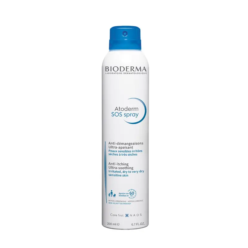 Bioderma Atoderm SOS Spray - Alivio Inmediato del Picor 200 ml