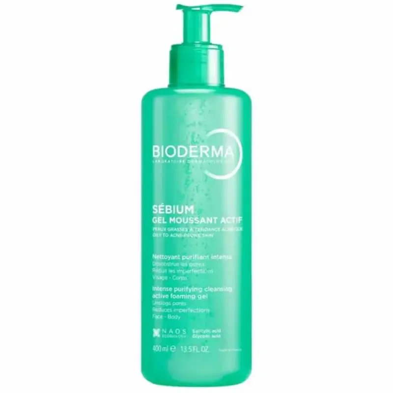 Bioderma Sébium Gel Moussant Activo - Limpieza Profunda Piel Grasa 400 ml