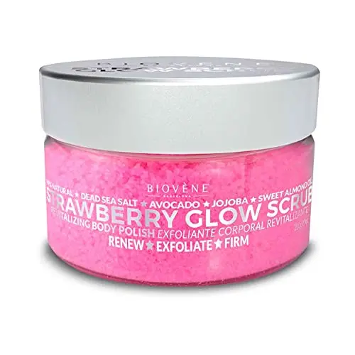 Biovène Strawberry Glow Scrub - Exfoliante Corporal Revitalizante 200g
