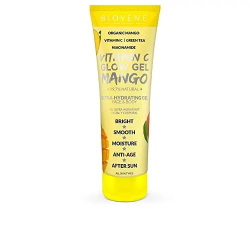 Biovène Vitamin C Glow Gel Mango 200 ml - Hidratante Ultrahidratante Rostro y Cuerpo