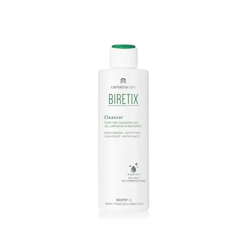 Biretix Cleanser - Gel Limpiador Purificante 200 ml para Piel Grasa y Acneica