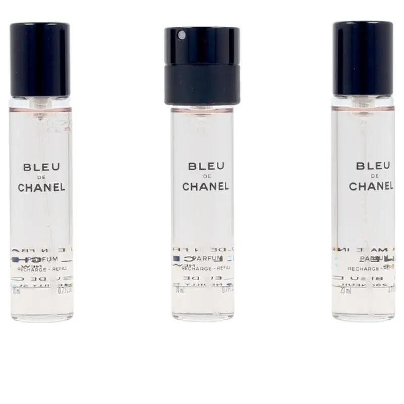 Bleu de Chanel EDP 3x20ml - Eau de Parfum Amaderada para Hombre