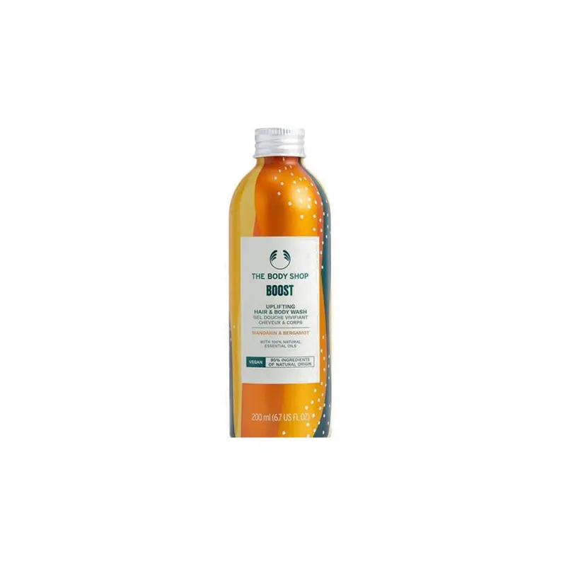 Body shop boost m&b hair&body wash 200ml