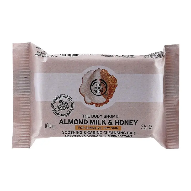 Body shop cleansing bar milk&honey 100g