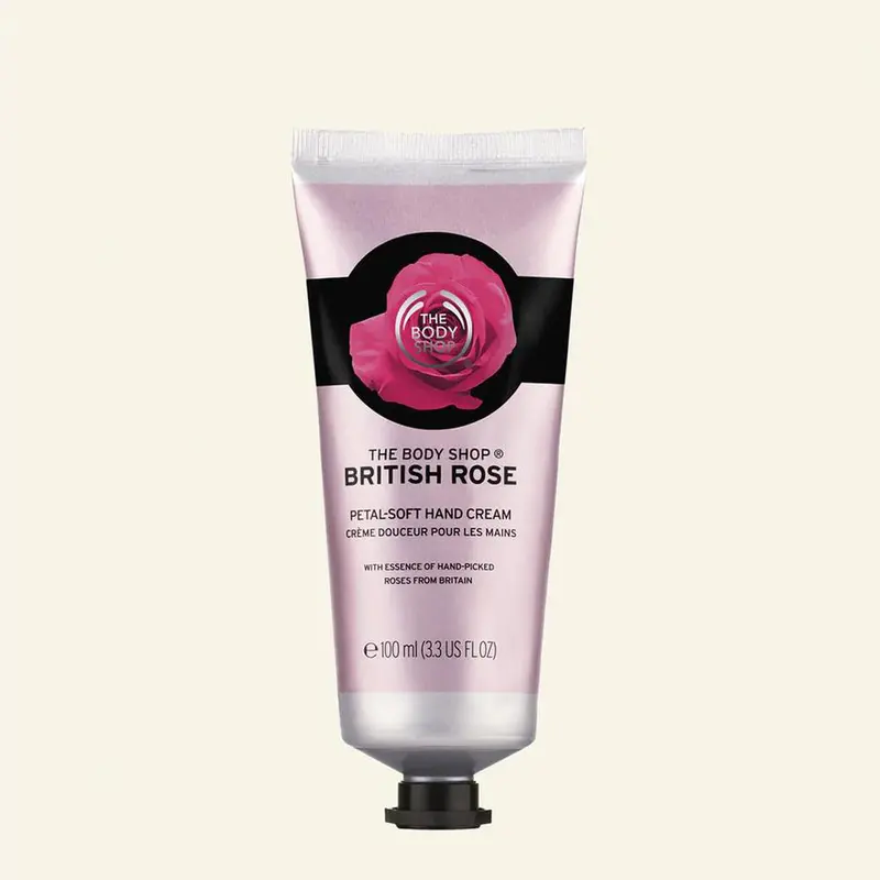Body shop hand cream british rose 100ml