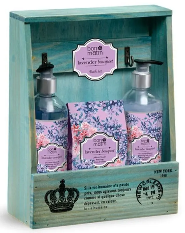 Bon Matin Cesta Baño Natural Armario Colgador De Llaves