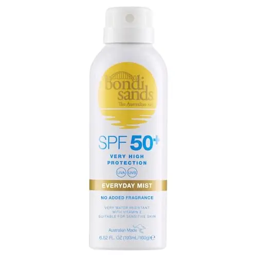 Bondi Sands Spray Corporal SPF50+ Sin Perfume 160g - Protección Solar UVA/UVB