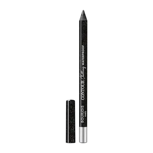 Bourjois Contour Clubbing Waterproof #055 Ultra Black Glitter - Delineador de Ojos 1,2g