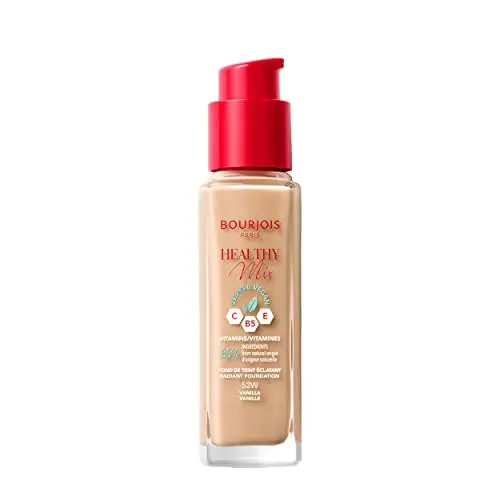 Bourjois Healthy Mix Clean Foundation 52 Vanilla - Base de Maquillaje Vegana 30ml