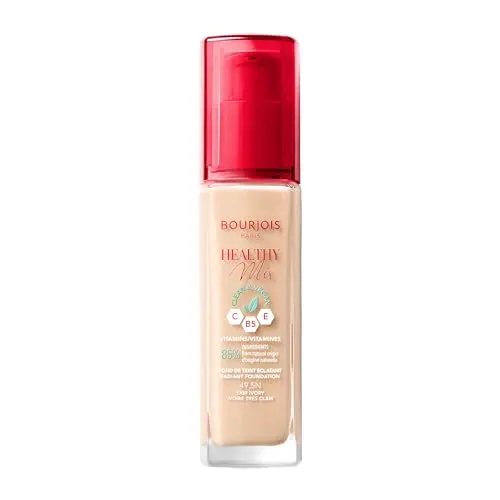 Bourjois Healthy Mix Clean Foundation Fair Ivory 495 - Base de Maquillaje Vegana 30ml