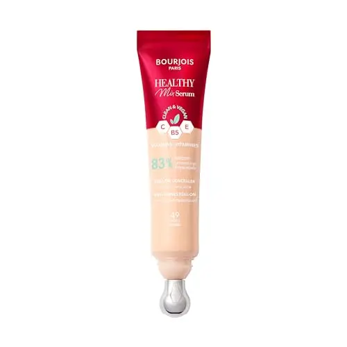 Bourjois Healthy Mix Serum Corrector Líquido 49N Ivory - Cobertura Natural e Iluminadora