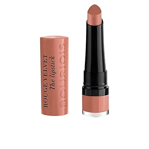 Bourjois Velvet The Lipstick Tono 01 Hey Nude - Barra de Labios Larga Duración