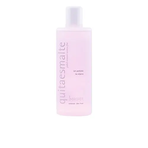 Broaer Quitaesmalte Sin Acetona 200 ml - Fórmula Suave para Uñas Frágiles