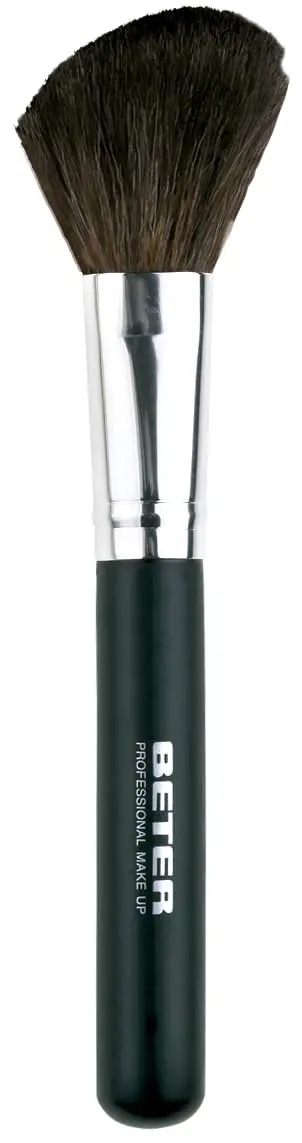 Brocha Maquillaje Angulada Beter Professional Pelo de Cabra 15.8 cm