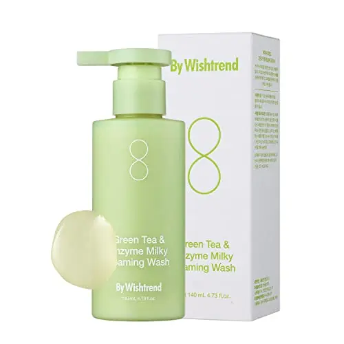 BY WISHTREND Jabón Espumoso Lechoso con Té Verde y Enzimas 140g