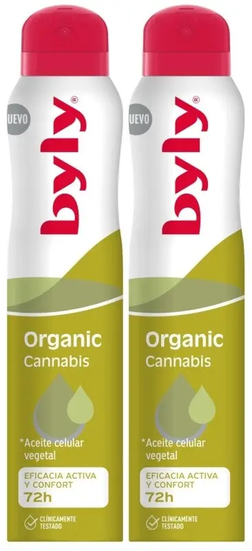 Byly Desodorante Organic Cannabis Pack 2 x 200 ml