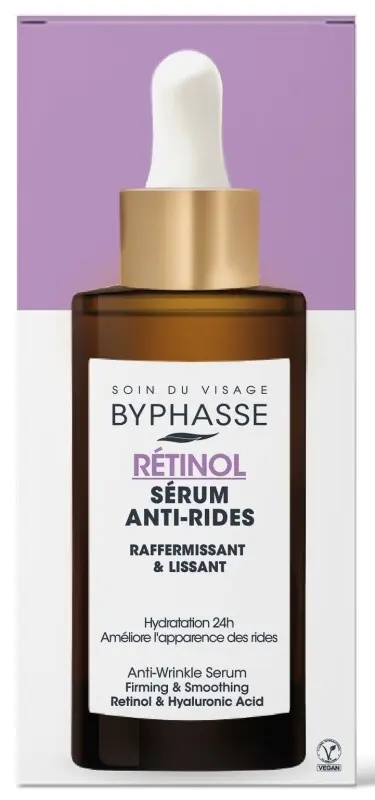 Byphasse Sérum Antiarrugas con Retinol 50 ml – Reafirma y Suaviza Visiblemente tu Piel