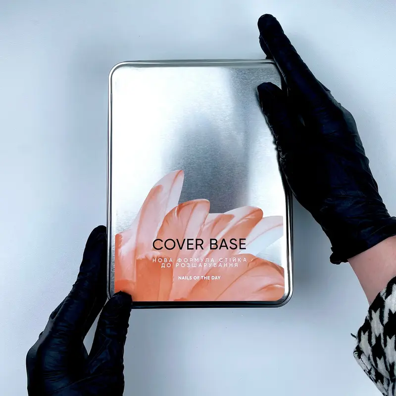 Caja de hojalata "Cover base NEW Formula" para regalo para ti/novia y espectacular desembalaje de la colección