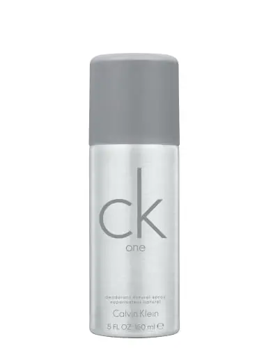 Calvin Klein CK One Desodorante Spray Unisex 150ml - Fragancia Mandarina y Flor de Uva