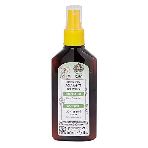 Camomila Intea Loción Spray Aclarante - Decolorante Natural para Vello Facial y Corporal 100ml