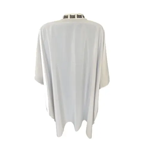 Capa de corte cuello neopreno Only White cierre con gancho 150x175cm