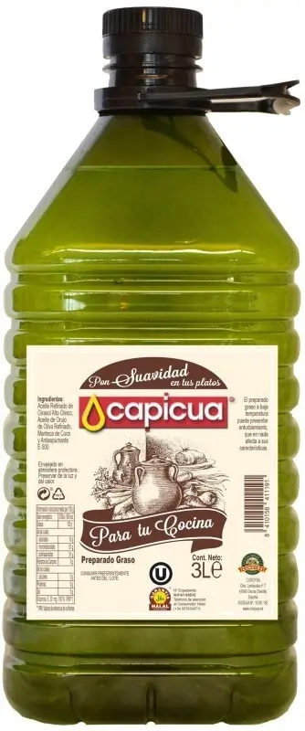 Capicúa Preparado Graso 3L – Suavidad y Versatilidad para tus Platos