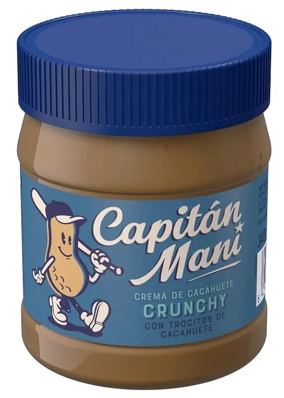 Capitán Maní Crema de Cacahuete Crujiente 340G