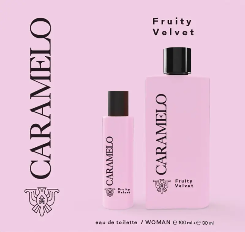 Caramelo Fruity Velvet Eau de Toilette Woman 100 ml + 30 ml