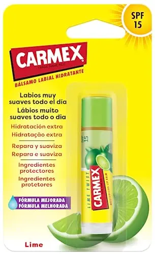 Carmex Bálsamo Labial SPF 15 Click Stick Lima 4.25g
