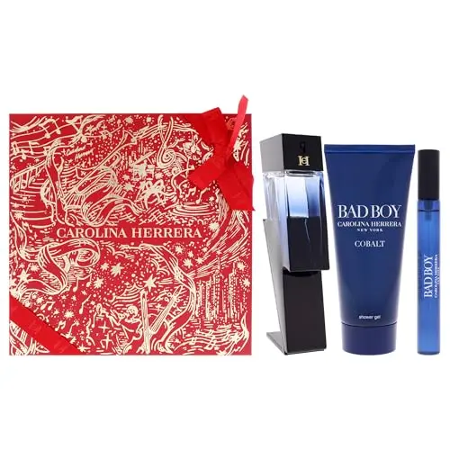 Carolina Herrera Bad Boy Cobalt - Set de Regalo Eau de Parfum para Hombre