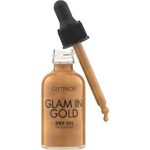 Catrice Glam In Gold Dry Oil - Aceite Seco Hidratante con Brillo Dorado 30ml