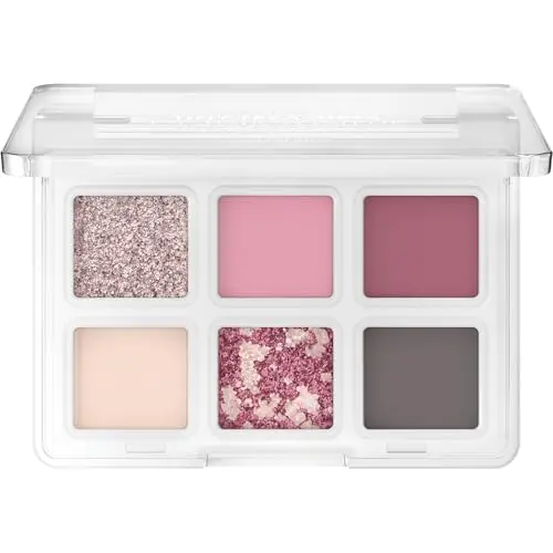 Catrice Tiny Treasures Paleta Sombras Ojos 020 Rojo - 6 Tonos Shimmer y Metalizados