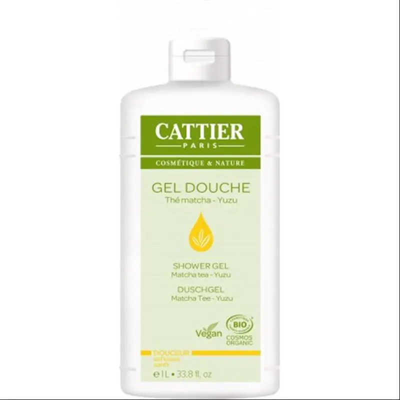 Cattier gel ducha suave te matcha 1l