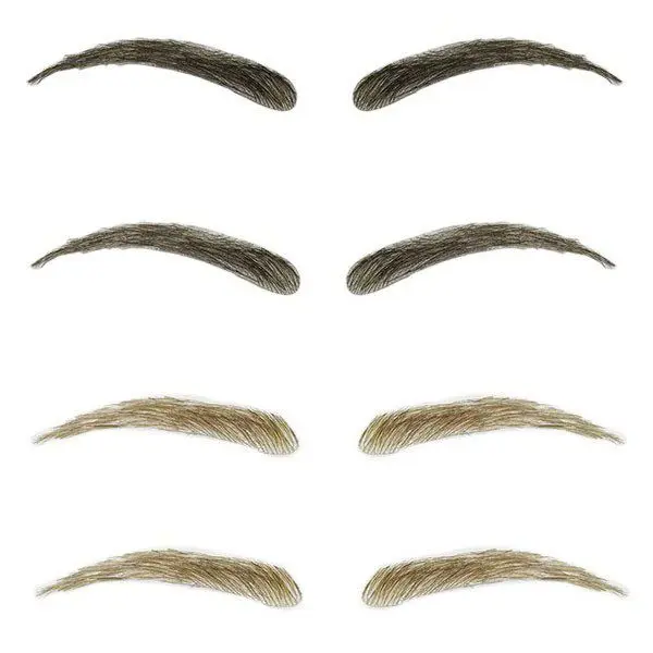 Cejas de Cabello Natural Modelo 10, 2 Uds.