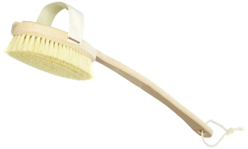 Cepillo Corporal Exfoliante Dr. Hauschka Sisal con Mango Desmontable Haya FSC