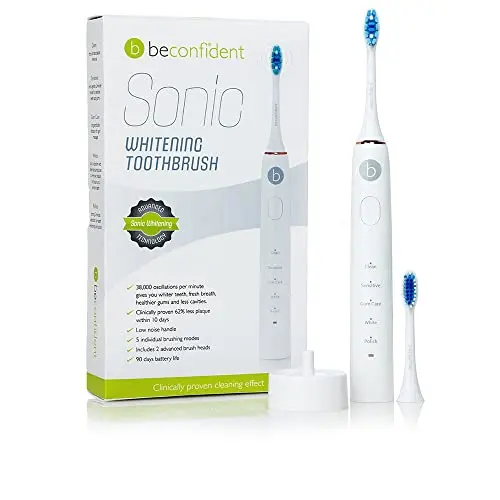 Cepillo de Dientes Eléctrico Sonic Whitening Beconfident Blanco/Rose Gold