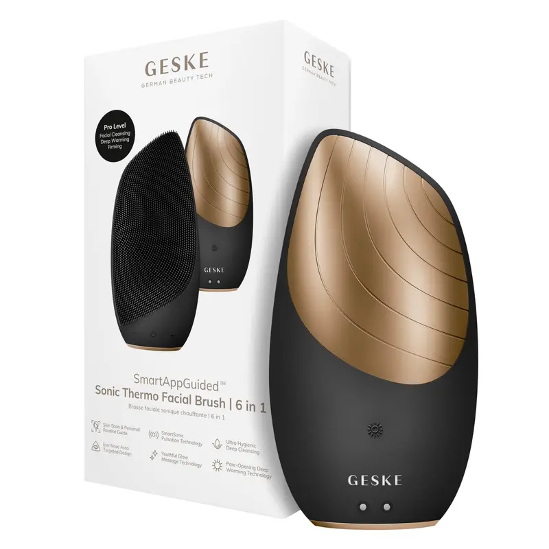 Cepillo Facial Térmico Sónico SmartAppGuided™ 6 en 1 GESKE