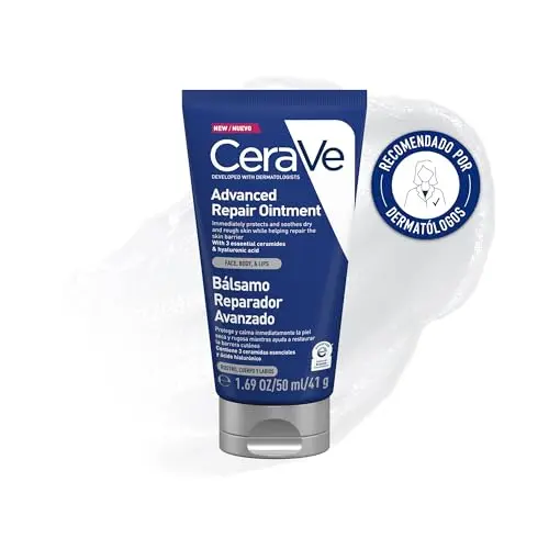 CeraVe Bálsamo Reparador Avanzado 50ml - Hidratación Intensiva para Piel Seca e Irritada