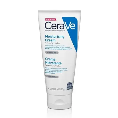 CeraVe Crema Hidratante Piel Seca - 170g | Ceramidas y Ácido Hialurónico