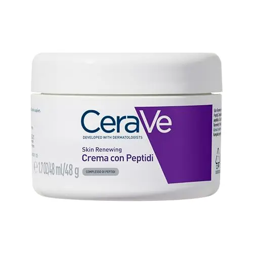 CeraVe Crema Noche Péptidos Firmeza 48g - Tratamiento Nocturno Hidratante