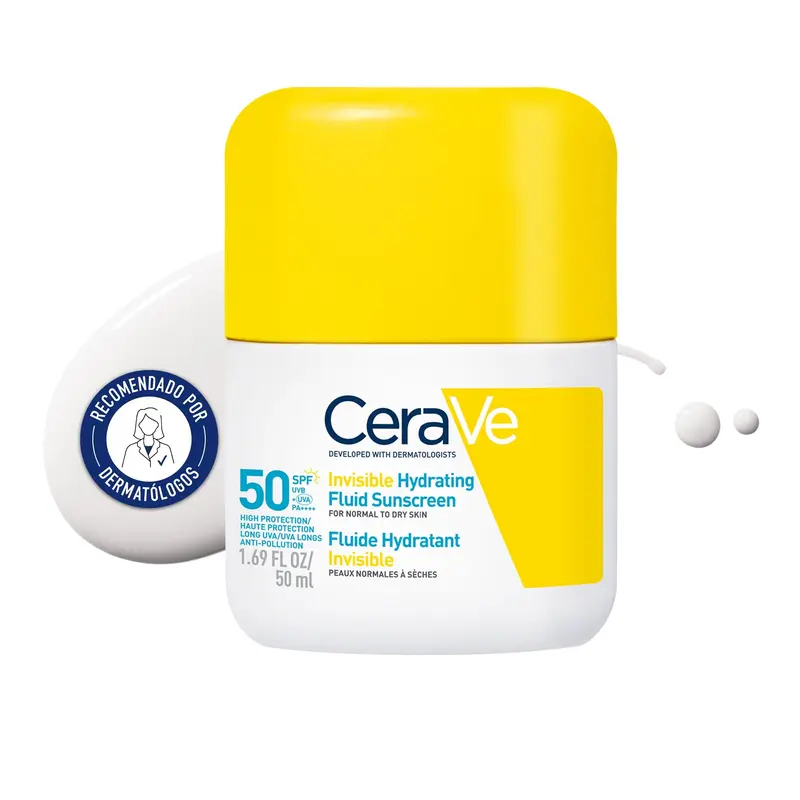 CeraVe Fluido Protector Invisible Hidratante SPF50 50ml