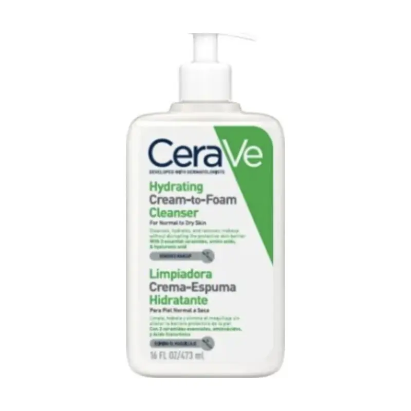 CERAVE GEL LIMPIADOR CREAM TO FOAM 473 ML