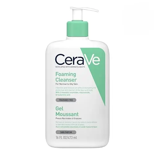 CeraVe Gel Limpiador Espumoso 473ml - Piel Normal a Grasa
