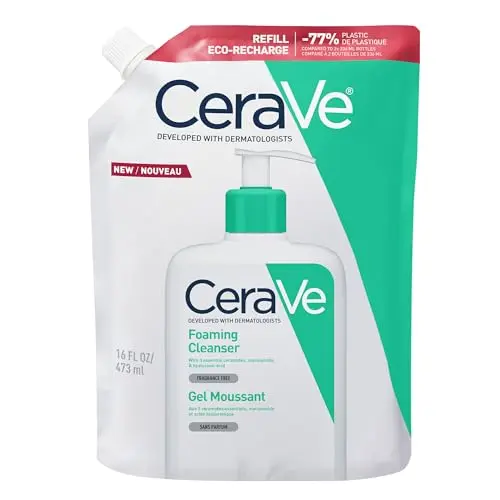 CeraVe Gel Limpiador Espumoso Recambio 473ml - Piel Normal a Grasa